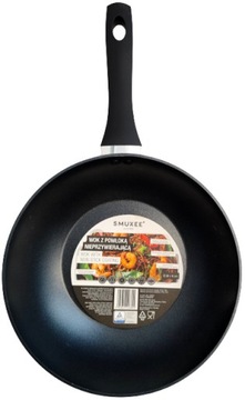 WOK Z POWŁOKĄ NIEPRZYWIERAJĄCĄ 28CM