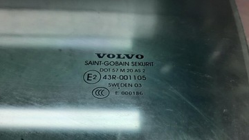 SKLO (OKNO) DVEŘE LEVÝ PŘEDNÍ VOLVO S60 I