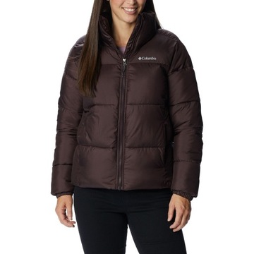 Kurtka damska puchowa Columbia Puffect Jacket - Brązowa L