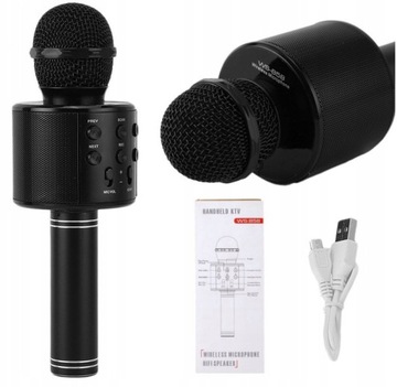MIKROFON BEZPRZEWODOWY KARAOKE GŁOŚNIK BLUETOOTH