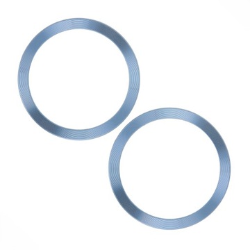 Metal Ring (2szt.) jasnoniebieski