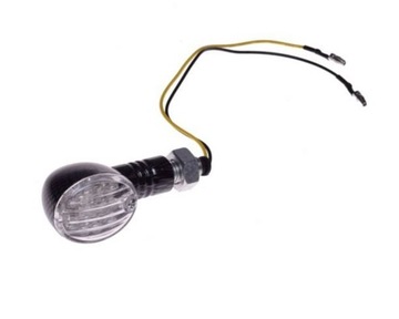 Kierunkowskaz motocyklowy Led Carbon lewy tył