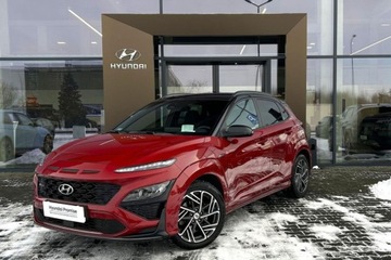 Hyundai Kona I Crossover Facelifting 1.6 T-GDI 198KM 2021 Hyundai Kona PREMIUM N-LINE Automat Gwarancja Salon Polska 1.6 198KM, zdjęcie 1
