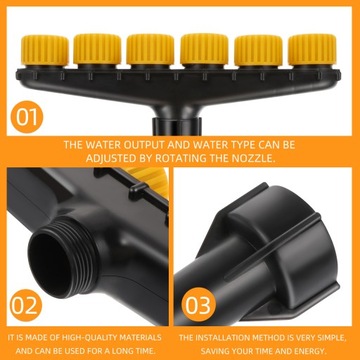 Ручной опрыскиватель ШЛАНГ ВЫСОКОГО ДАВЛЕНИЯ САДОВАЯ НАСАДКА