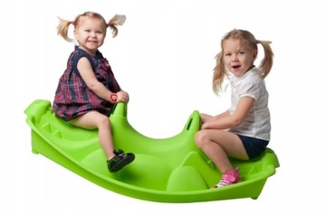 BUJAK kołyska 3-os HUŚTAWKA krokodyl NA BIEGUNACH