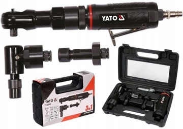 ПНЕВМАТИЧЕСКАЯ УГЛОВАЯ Шлифмашина YATO с трещоткой 3 в 1