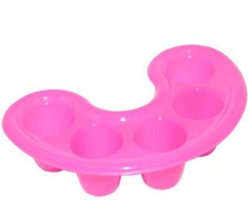 MISECZKA DO MANICURE DO ZDEJMOWANIA TIPSÓW RÓŻOWA