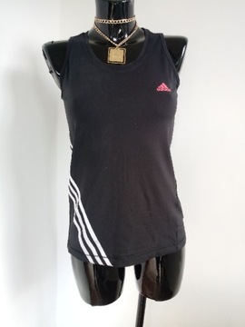 ADIDAS sportowa bluzka top czarna Climalite S 36