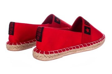 Espadryle damskie Big Star czerwone HH274476 37