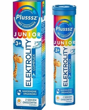 Plusssz Junior Elektrolity 20 tabl musujących