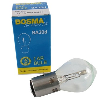 Żarówka 12V 45/40W BA20D SIMSON MZ ETZ JAWA S2