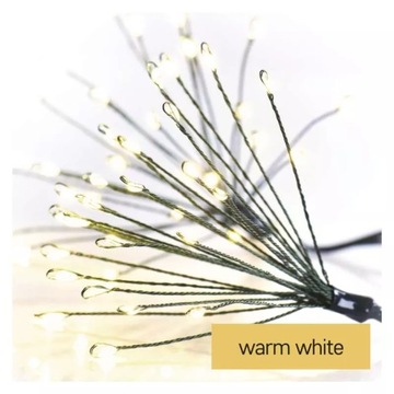 MAS24 LAMPKI DEKORACJE EMOS D3AW09 150 LED 2,35M IP20 TIMER CIEPŁAT BIEL