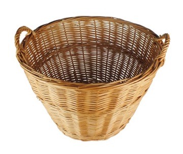 Wiklinowy KOSZ NA DREWNO LIŚCIE GOSPODARSKI 55 cm