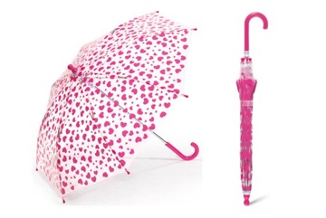 Przezroczysta parasolka dla dzieci Happy Rain