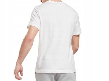 KOSZULKA REEBOK męska 100054977 biała t shirt podkoszulek L