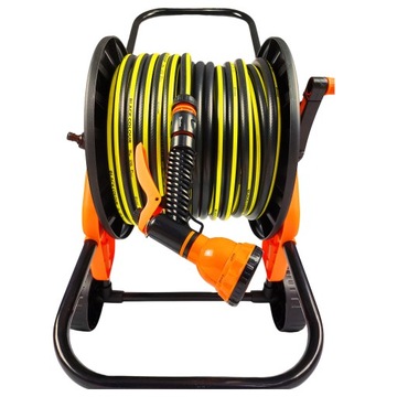 САДОВЫЙ ШЛАНГ НА ТЕЛЕЖКЕ, БАРАН, КАТУШКА, НАБОР, Полив, Разбрызгиватель, 1/2-50м