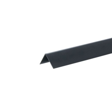 KĄTOWNIK PCV CZARNY 25x25 Narożnik Listwa PVC - 1m