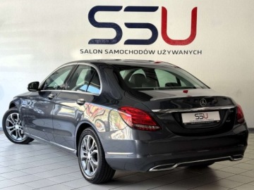 Mercedes Klasa C W205 Limuzyna 180 156KM 2014 Mercedes-Benz Klasa C C 180 CGI Avantgarde Nawigacja Full Led Alu PDC Gwar, zdjęcie 3