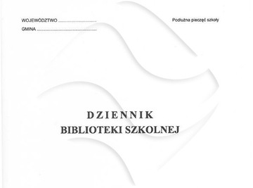 Dziennik biblioteki szkolnej A4