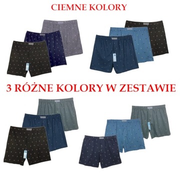 BOKSERKI LUŹNE BAWEŁNA 100% COTTON WORLD ROZMIAR XXL