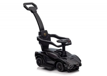 Lamborghini QLS-996T Black Ride-On с коляской