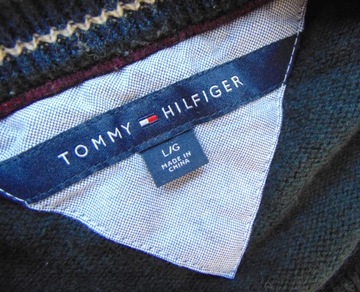 SWETER MĘSKI | CZARNY | ROZMIAR L | TOMMY HILFIGER