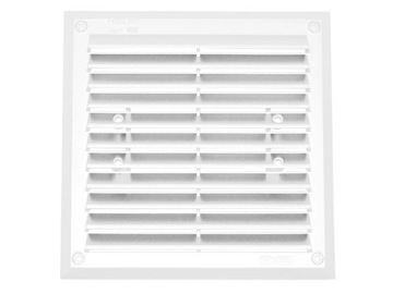 РЕШЕТКА ВЕНТИЛЯЦИОННАЯ 215*215ММ, БЕЛАЯ