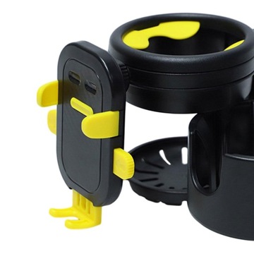 Подстаканник для напитков 3 в 1, держатель для телефона в универсальную коляску.