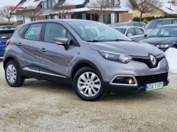 Renault Captur I Crossover 1.2 TCe EDC 120KM 2014 Renault Captur 2014 Piekny szary 1.2 benzyna 140 tys km zarejestrowany gwa