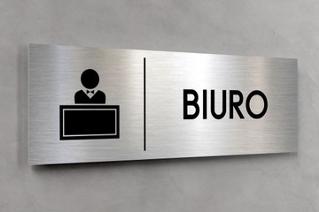 Табличка ОФИСНАЯ 30х10 см DIBOND ELEGANT