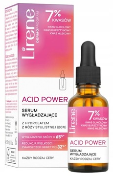 LIRENE SERUM WYGŁADZAJACE Z KWASAMI 30ml