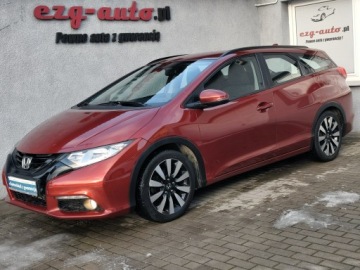 Honda Civic IX Tourer 1.6 i-DTEC 120KM 2014 Honda Civic I właściciel zadbana F 23%Gwarancja, zdjęcie 1