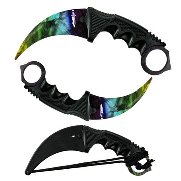 _CS:GO NÓŻ TRENINGOWY KARAMBIT TĘPY OSŁONA STRIKE CS GO WZORY_