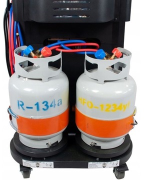 Станция кондиционирования воздуха PL 2 хладагента R134A Принтер R1234YF Купчик DUAL-GAS