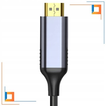 Co2 DisplayPort — кабель HDMI 2.0, 4K, 60 Гц, 1 м, серый