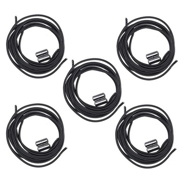 5 пар ленивых шнурков, развязанные эластичные