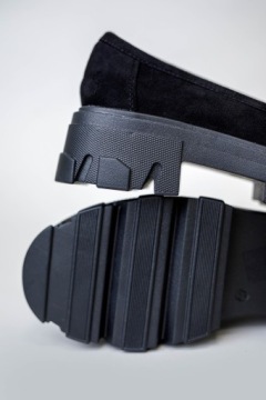 Обувь скользкий мокасин труда Black (39)