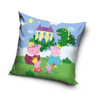 Świnka Peppa pepa Poduszka 40x40 zamek