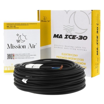 PRZEWÓD GRZEJNY KABEL GRZEWCZY PRZECIWOBLODZENIOWY ICE-30W/M | 960W | 32M