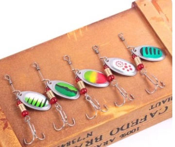 РЫБАЛОЧНАЯ БЛЕСА БЛЕСНЫ ДЛЯ ХИЩНОЙ РЫБЫ 10 ШТ.