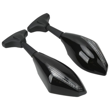 Пара мотоциклетных зеркал заднего вида со светодиодной заменой указателей поворота от FN