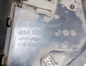 AUDI Q3 83A 3F 19R. PODBĚH LEVÝ PŘEDNÍ PALCŮ 83A821171