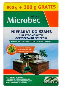 BIO MICROBEC Ultra 10 x MOCNIEJSZY BAKTERIE 1,2 kg