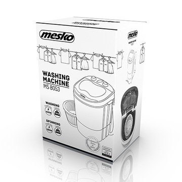 Mesko Стиральная машина полуавтомат MS 8053 Верхняя загрузка, Стиральная мощность