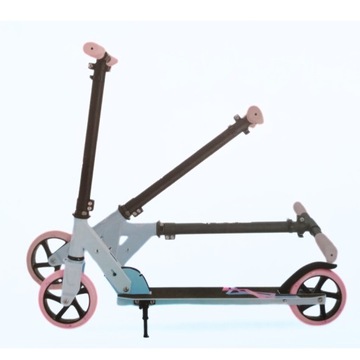 SPOKEY СИНИЙ С ЗЕЛЕНЫМ 2-КОЛЕСНЫМ СКУТЕРОМ