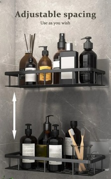 Полка для ванной комнаты, полка для шампуня из алюминиевого сплава, органайзер для хранения косметики, душ