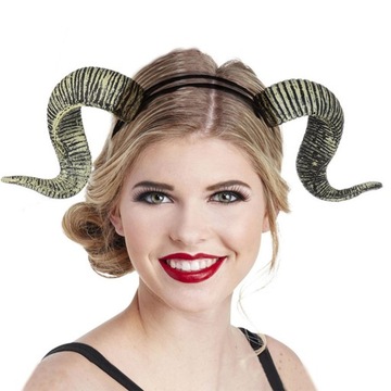DEKORACJE NA HALLOWEEN DZIECIĘCE OPASKI NA GŁOWĘ ROGI COSPLAY