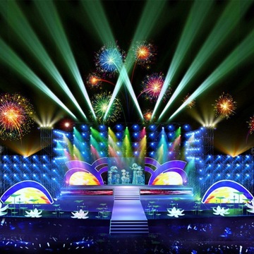 Светодиодный сценический светильник 18Вт DMX512 7 каналов