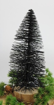 Мини-елочка на пеньке со светодиодной подсветкой, 20 см, часть