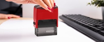 WAGRAF B4s ШТАМП ДЛЯ 8 СТРОК НАЗВАНИЕ КОМПАНИИ ОФИСНЫЙ ДИЗАЙН + ЛАСТИК